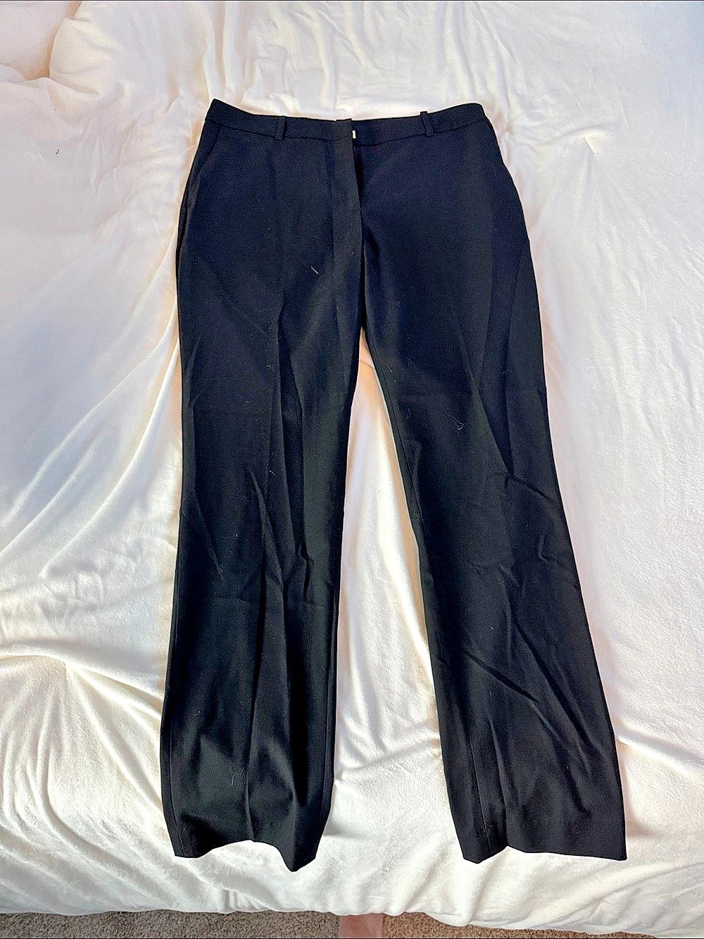H&M Women's Black Trousers Size 10 Like New
